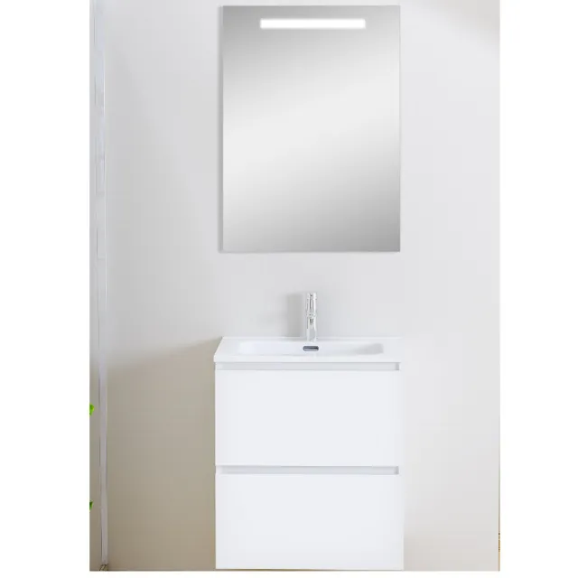 Wiesbaden Sephia badmeubelset mat wit