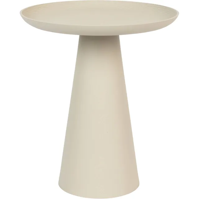 W Ringar bijzettafel beige