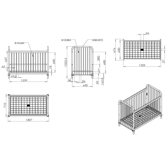 babybed Jay blauw, foto 4