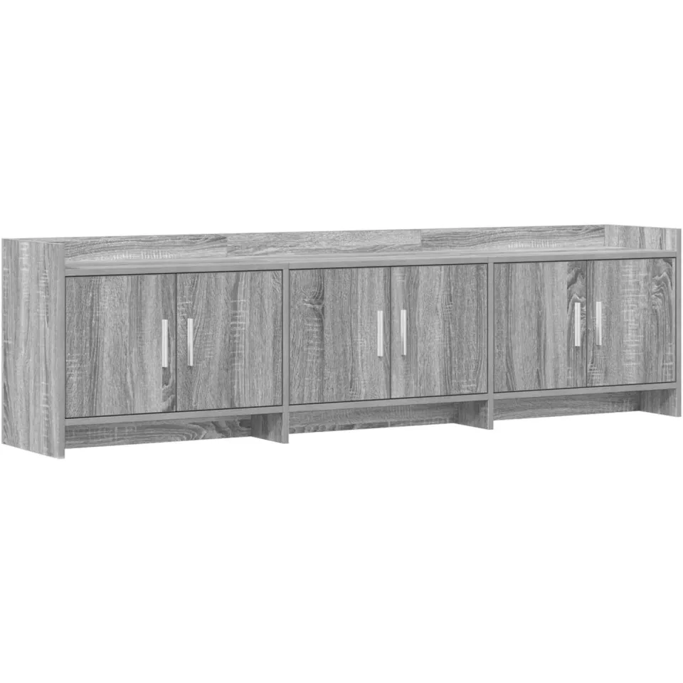 vidaXL TV-kast 168 x 33 x 47 cm Grijs Sonoma Bewerkt hout, foto 3