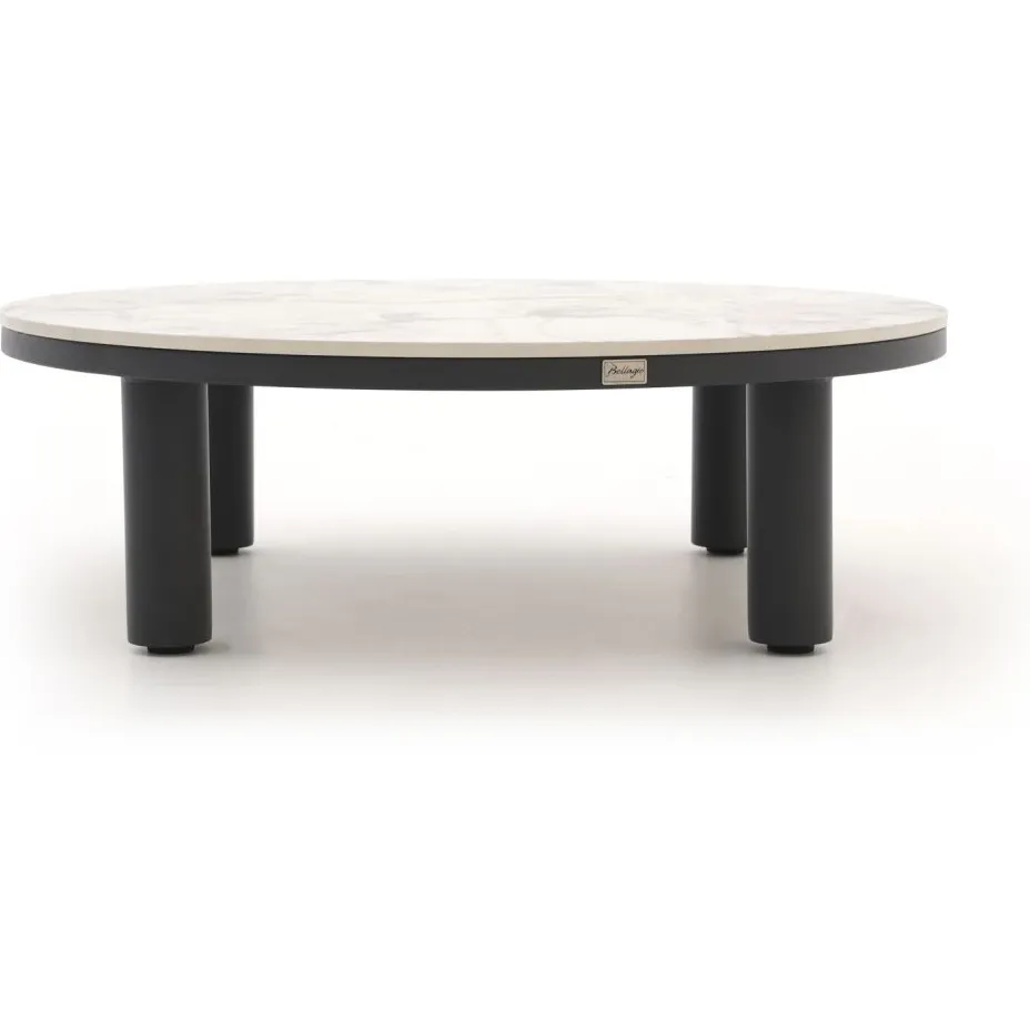 Bellagio tuinmeubelen Bellagio Sarsina lounge tuintafelset ø85cm(h:27cm)/ø65cm (h:21cm) grijs, foto 5