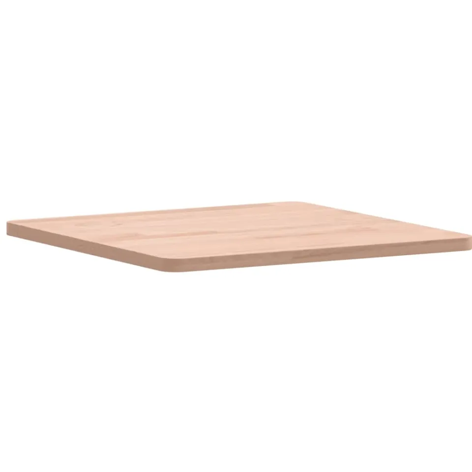 vidaXL Tafelblad vierkant 40x40x1,5 cm massief beukenhout Bruin