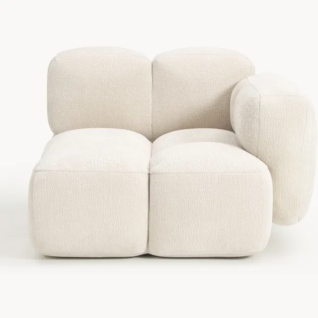 Westwing Collection Hoekmodule Tayla Beige