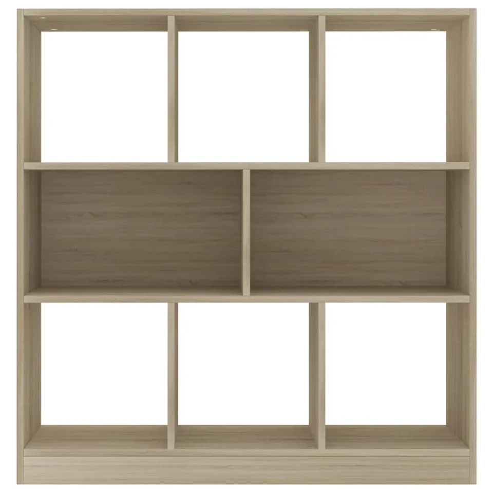 vidaXL Boekenkast 97,5x29,5x100 cm bewerkt hout sonoma eikenkleurig Bruin