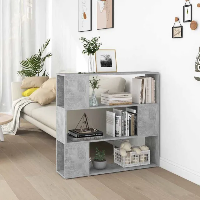 vidaXL Boekenkast/kamerscherm 100x24x94 cm sonoma eikenkleurig Bruin