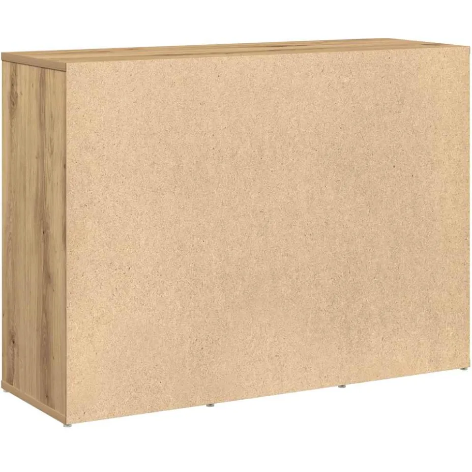 vidaXL Dressoir 88x30x64 cm bewerkt hout artisanaal eikenkleur, foto 4