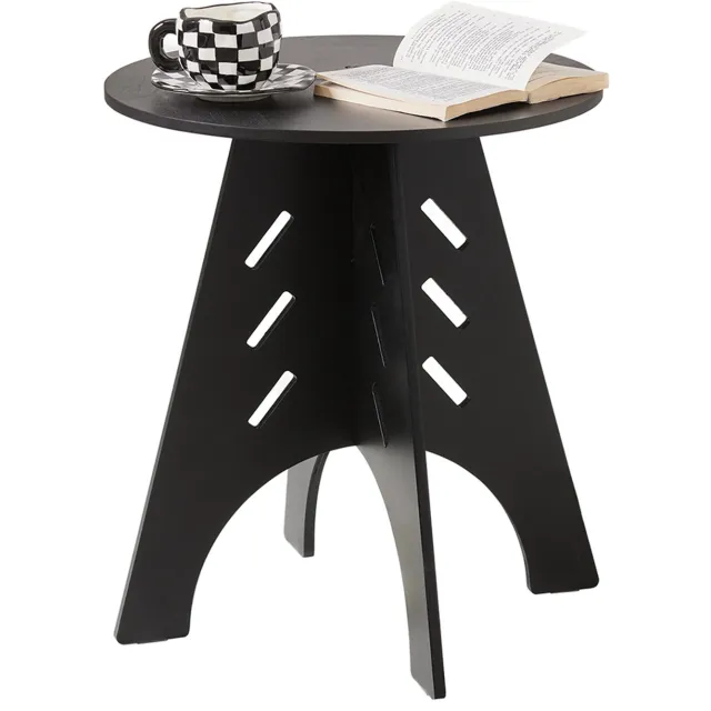 SoBuy HFBT01-SCH Bijzettafel - 46,5 x 46,5 x 55 cm - Zwart