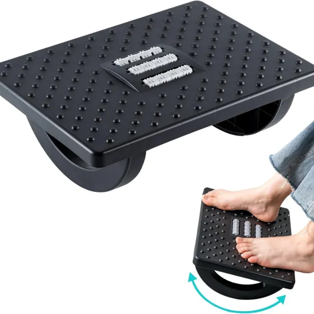 DailySupplies® Voetensteun Bureau - Voetenbankje - Voetsteun - Zwart