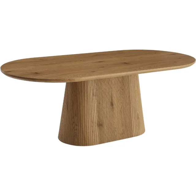 DS4U Toki eettafel ovaal 200 cm - naturel