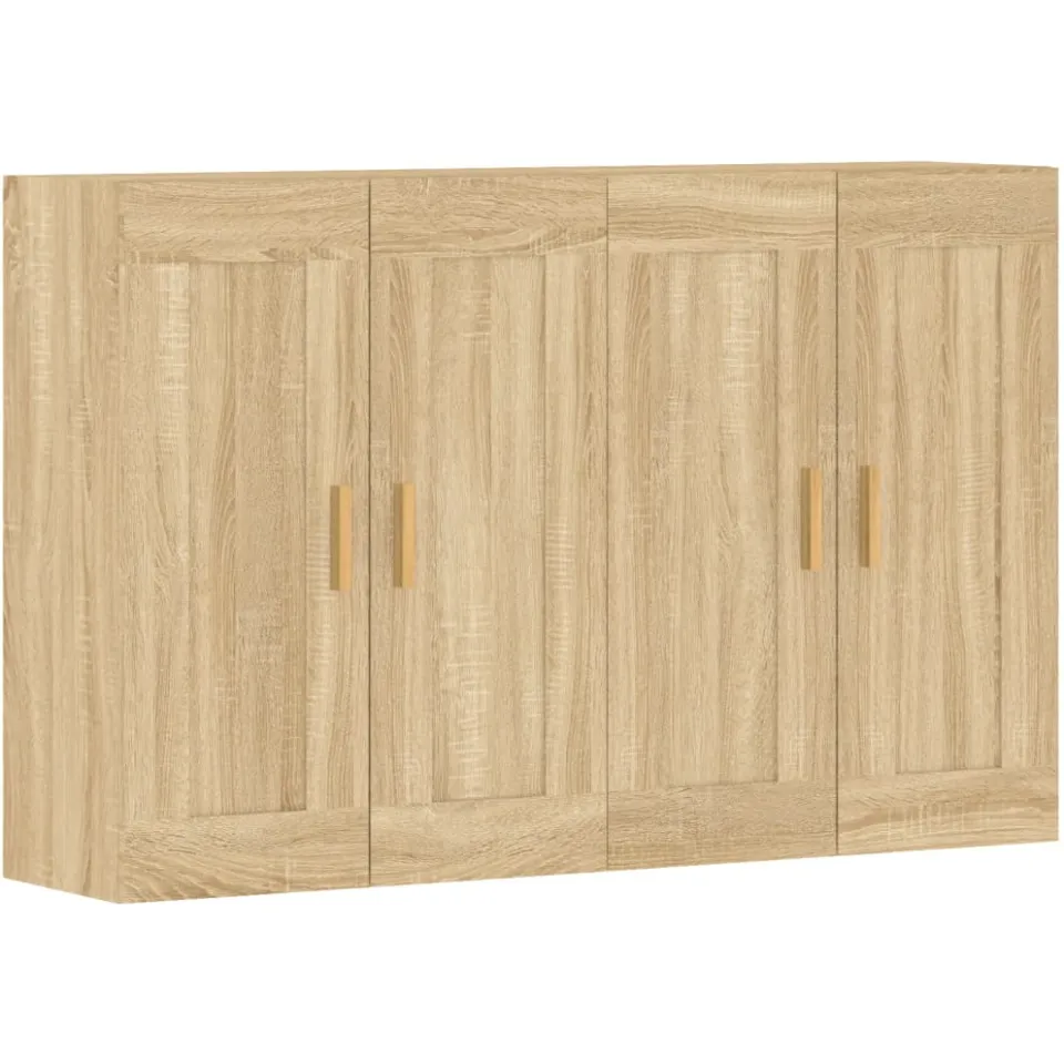 vidaXL Hangkasten 2 st bewerkt hout sonoma eikenkleurig, foto 3