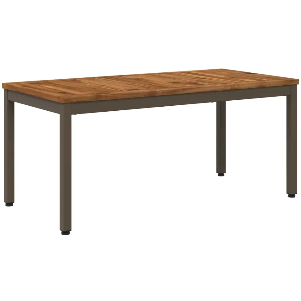 vidaXL Salontafel NAARDEN Natuurlijk en Koffie 49 x 100,5 x 45 cm bruin, foto 3