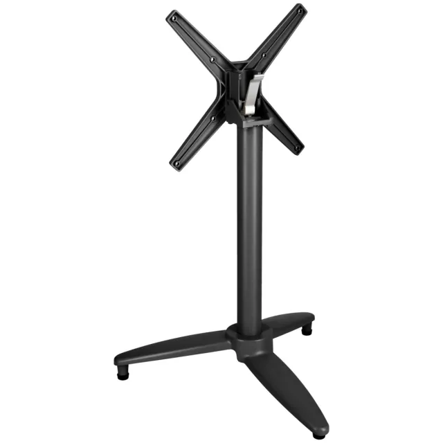 PULSIVA Tafelzuil Foldex; 58x58x72 cm (BxLxH); zwart
