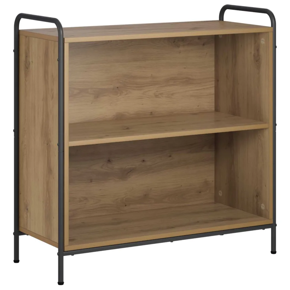 vidaXL Boekenkast 80 x 33 x 80 cm Bewerkt hout Artisanaal eiken, foto 3