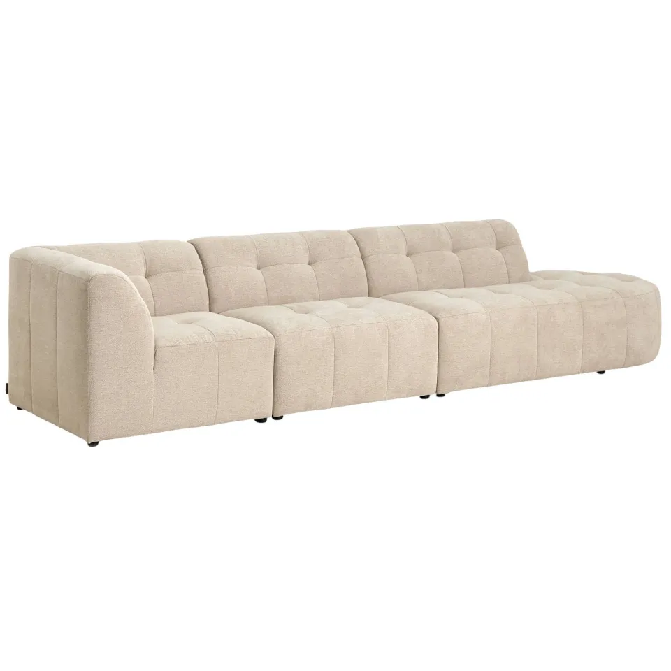 NOUS Living 3-zitsbank Aura - beige, foto 3