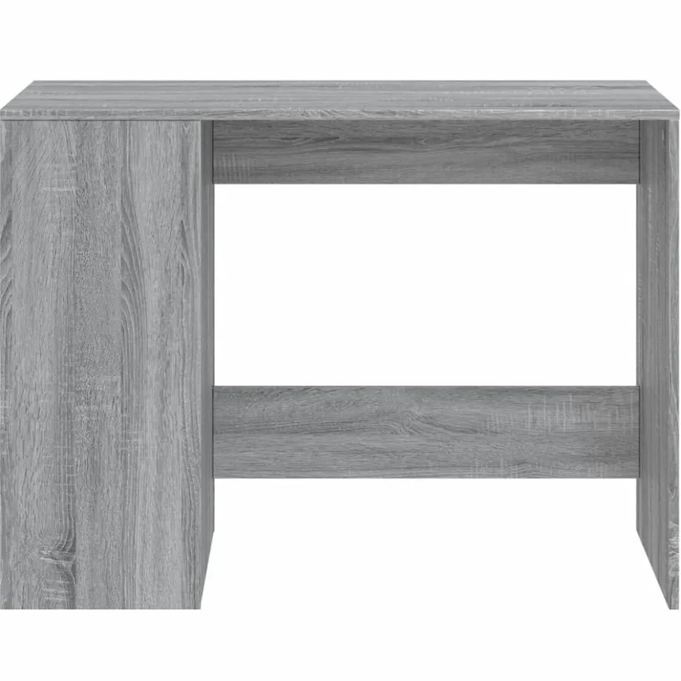 vidaXL Bureau 102x50x75 cm bewerkt hout grijs sonoma eikenkleurig