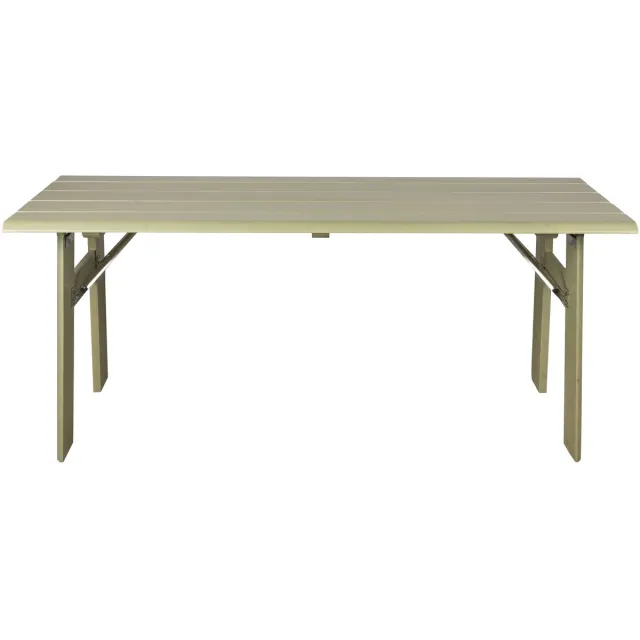 Zuiver Avenue Tuintafel/ Picknicktafel Opklapbaar 180x79 cm Hout Groen
