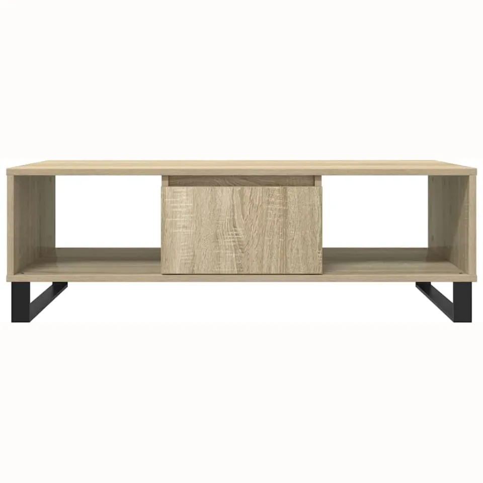 vidaXL Salontafel 104x60x35 cm bewerkt hout sonoma eikenkleurig, foto 3