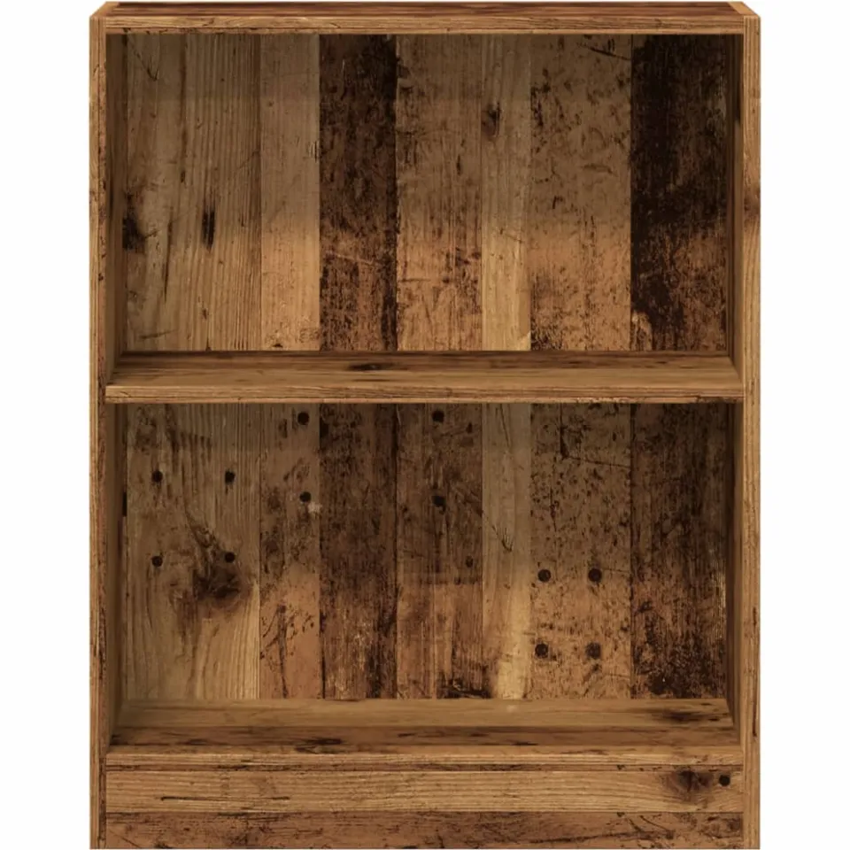 vidaXL Boekenkast 60x24x76 cm bewerkt hout oud houtkleurig bruin, foto 4