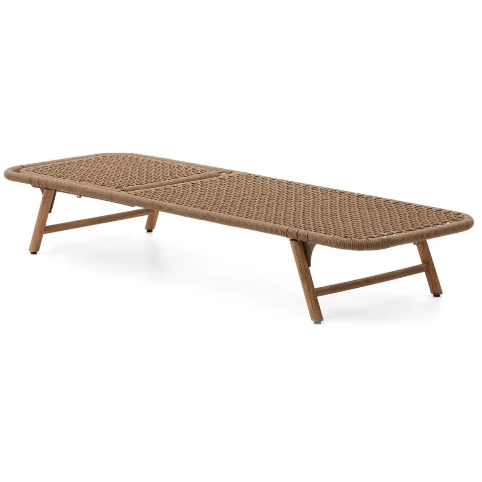 Kave Home Dandara ligbed bruin Beige