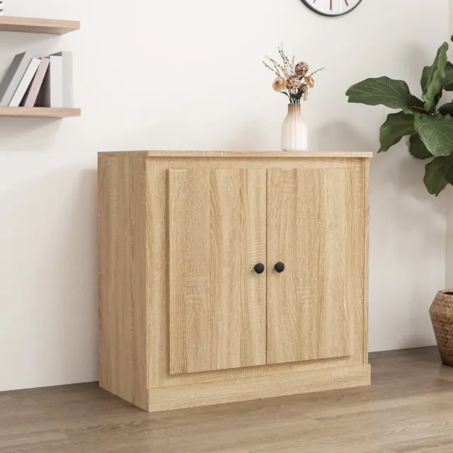 vidaXL Dressoir 70x35,5x67,5 cm bewerkt hout sonoma eikenkleurig, foto 2