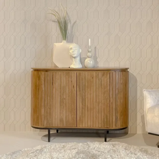 Livingfurn Noor smal dressoir naturel, foto 2