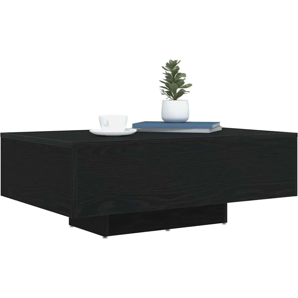 vidaXL Zwart eiken 85 x 55 x 31 cm Bewerkt hout