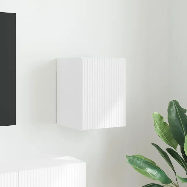 vidaXL TV Wandkast 30 x 31 x 40 cm Wit Bewerkt hout, foto 2