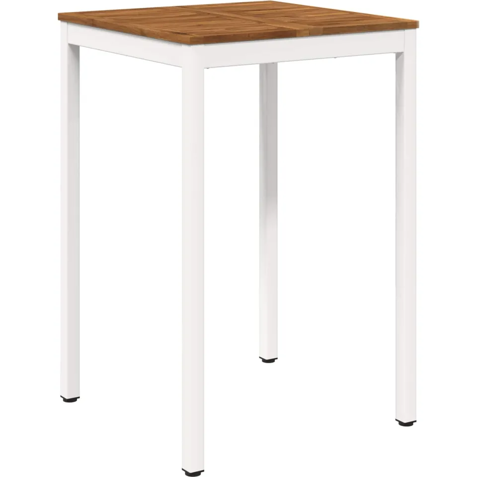 vidaXL Tuinbar Tafel NAARDEN Natuurlijk en Wit 70 x 68,5 x 105 cm, foto 3