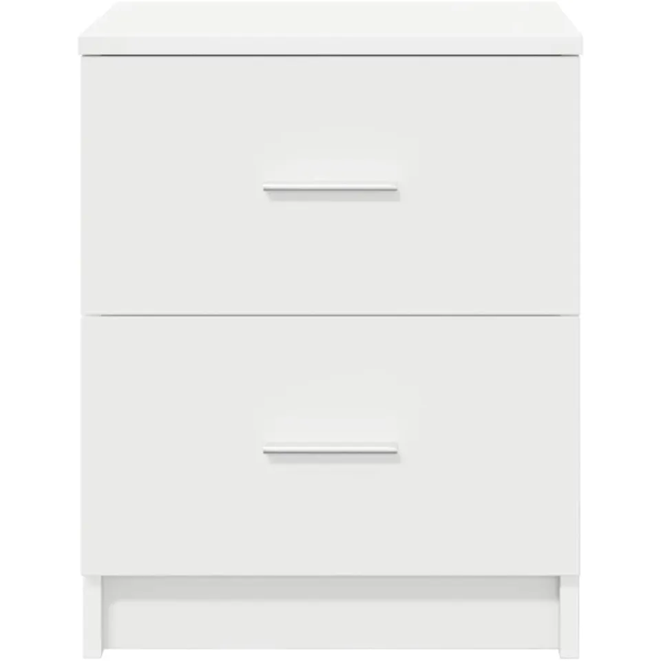 vidaXL Nachtkastjes 2 st met 2 lades 40x36x50 cm wit, foto 4