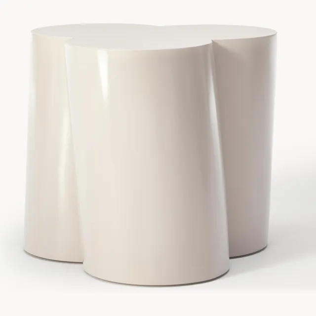 Westwing Collection Bijzettafel Flower Beige
