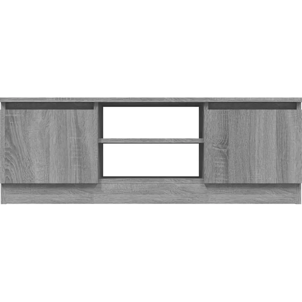 vidaXL Tv-meubel met deur 102x30x36 cm grijs sonoma eikenkleurig, foto 3