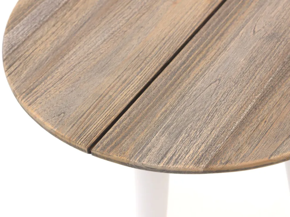 ROUGH Furniture ROUGH-K bijzet tuintafel ø 50cm wit, foto 5