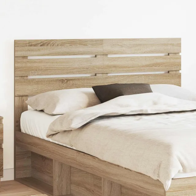 vidaXL Hoofdbord Sonoma Eiken Bewerkt hout Bruin