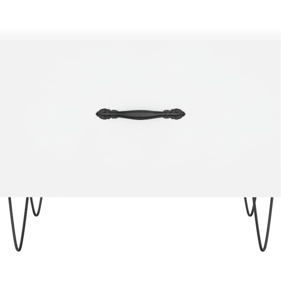 vidaXL Salontafel 50x50x40 cm bewerkt hout wit