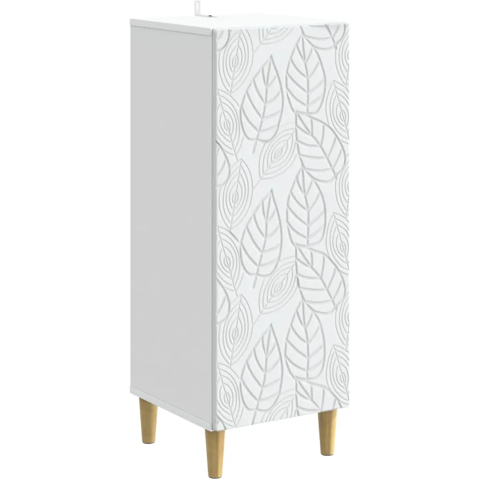 vidaXL Dressoir Wit 33 x 34,5 x 90 cm Bewerkt hout, foto 4