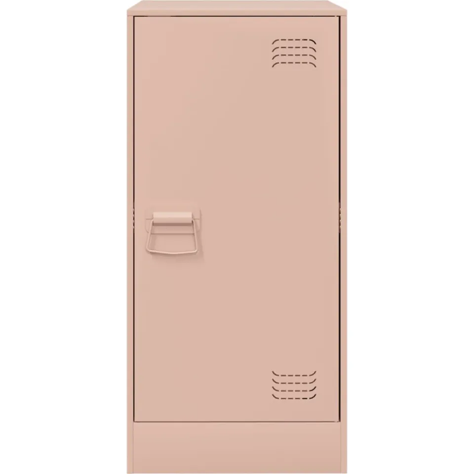 vidaXL Dressoir 34,5x39x73 cm staal roze