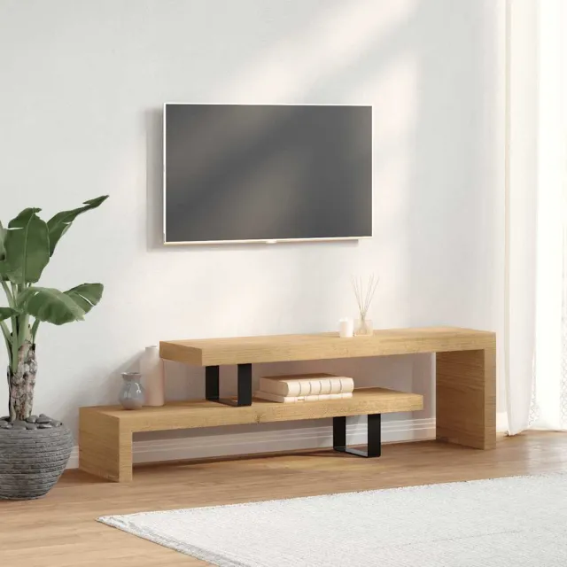 vidaXL Tv-meubel massief mangohout bruin, foto 2