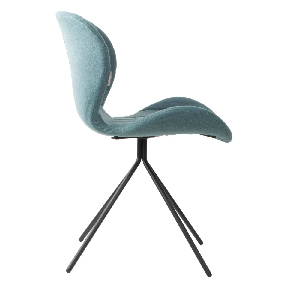 Zuiver OMG eetkamerstoel blauw, foto 2