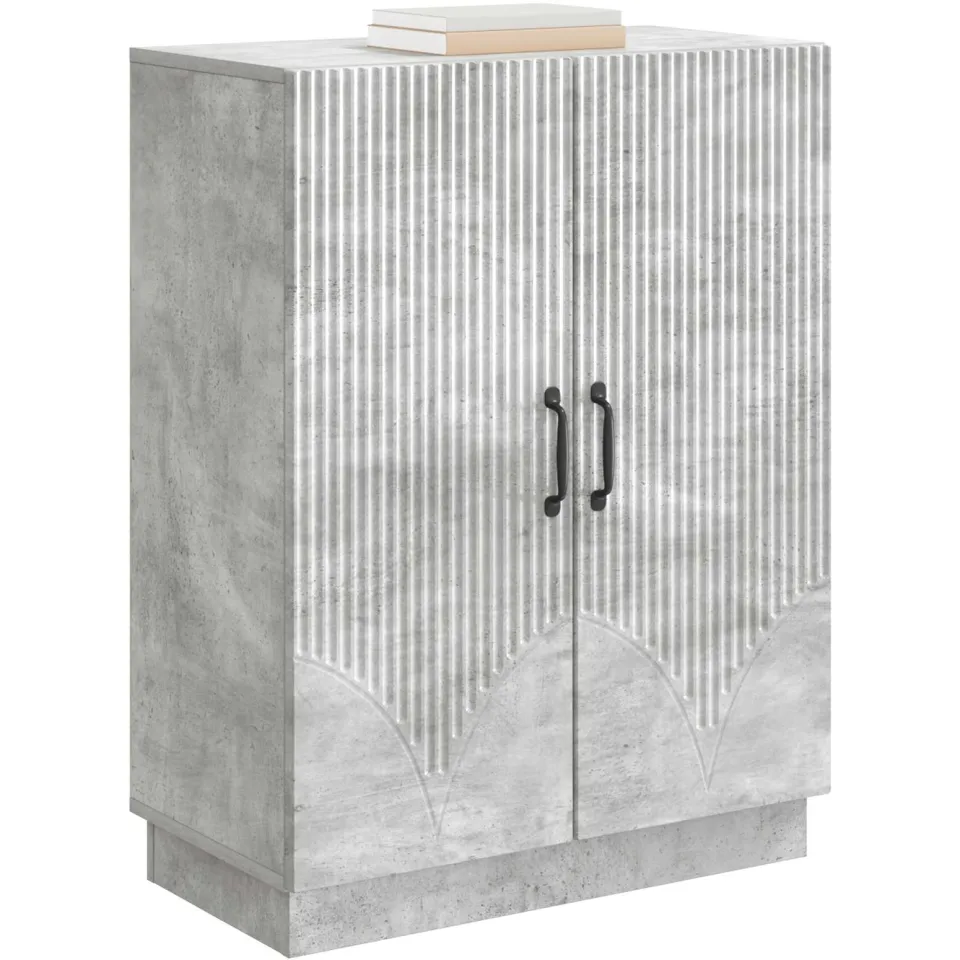 vidaXL Dressoir Betongrijs 66 x 34,5 x 87 cm Bewerkt hout