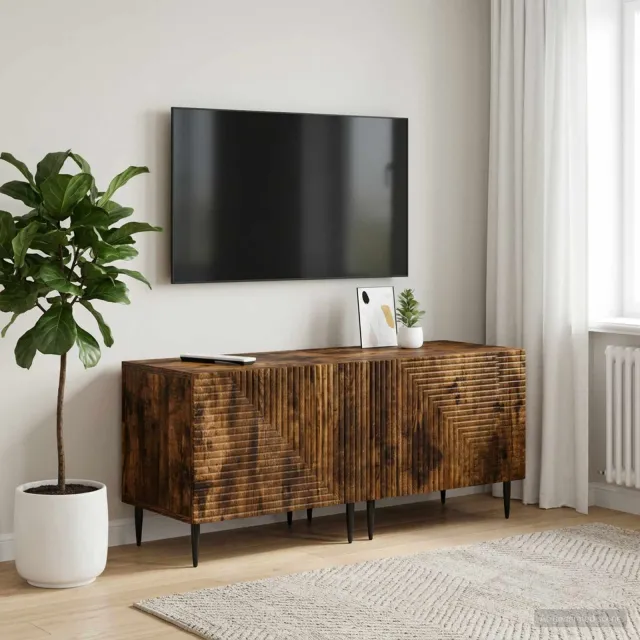 vidaXL Tv-meubel Gerookt eiken Bewerkt hout, foto 2