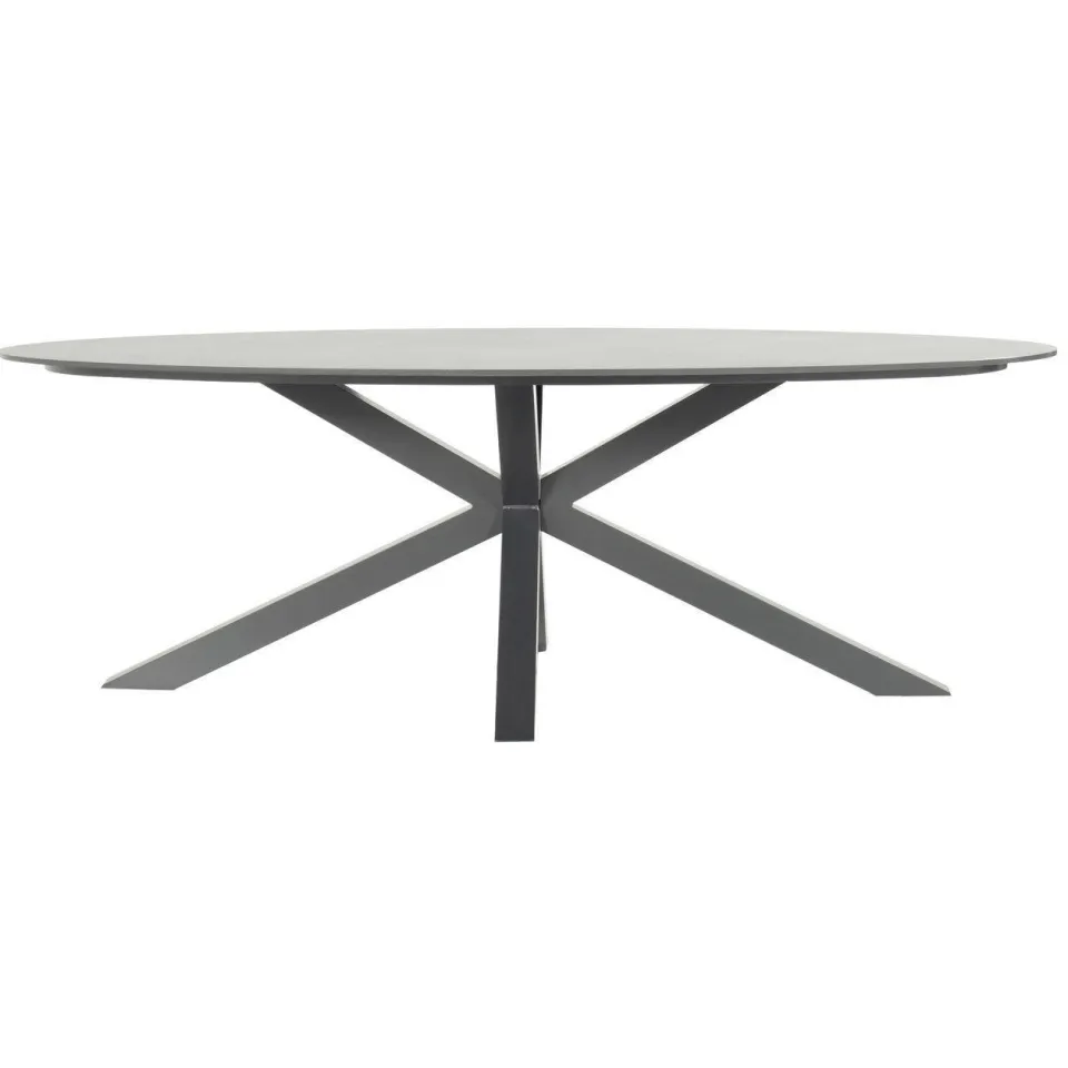 Hartman Xander ovale tuintafel antraciet, foto 2