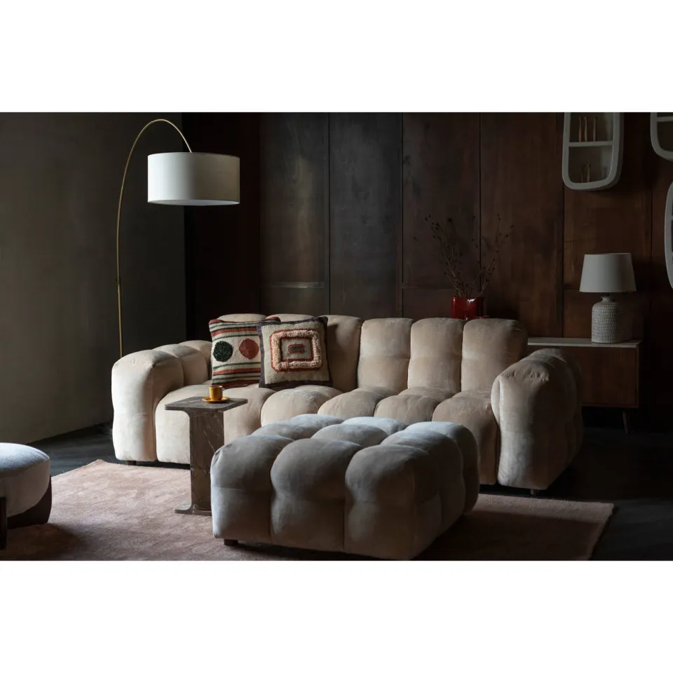 Dutchbone Hackman 3-zitsbank beige, foto 2