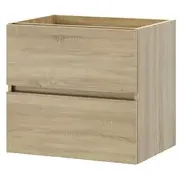 Tiger Wastafelonderkast Condo 60cm - Licht Eiken Mat - Met 2 Lades Hout