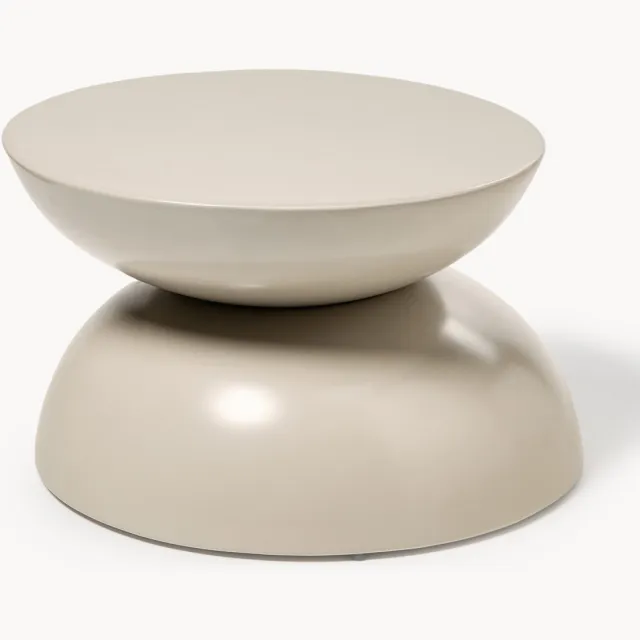 Westwing Collection Ronde bijzettafel Gigi Beige