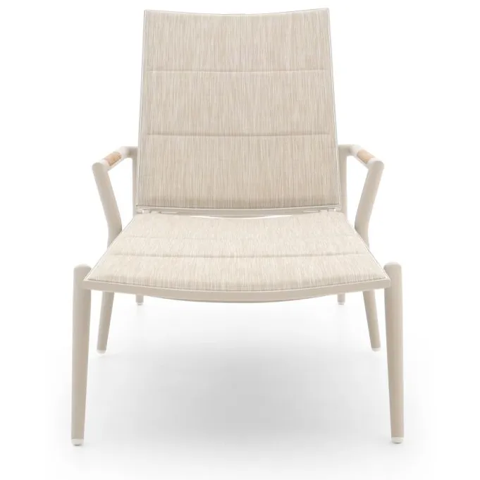 Manifesto Furniture Manifesto Roncade ligbed stapelbaar/verstelbaar Taupe