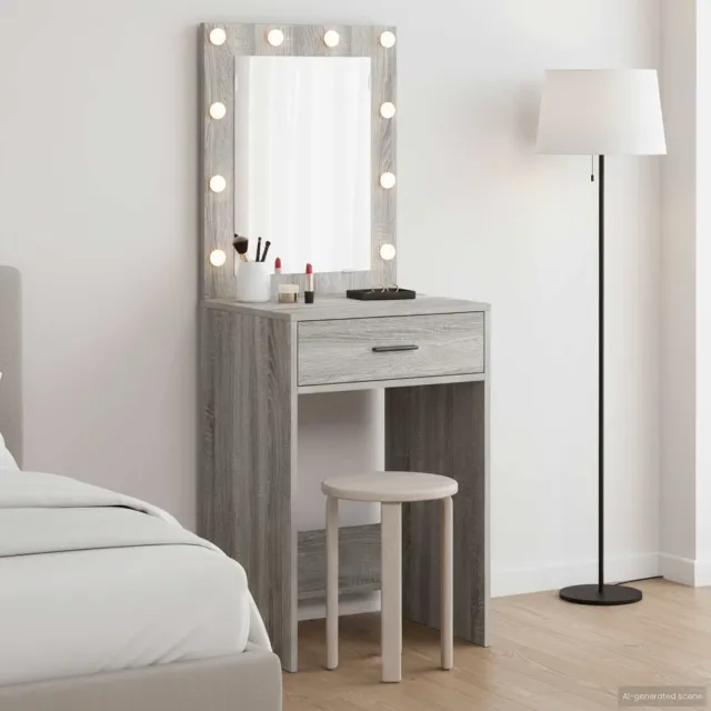 vidaXL Plafondtafel Grijs Sonoma 50 x 41 x 135 cm Bewerkt hout, foto 2
