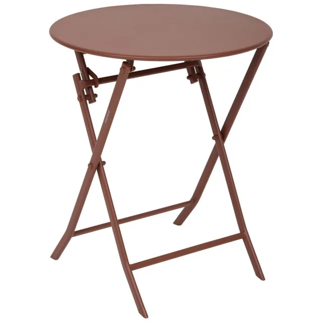 Hespéride Ronde, opvouwbare tuintafel voor 2 personen van staal – GREENSBORO