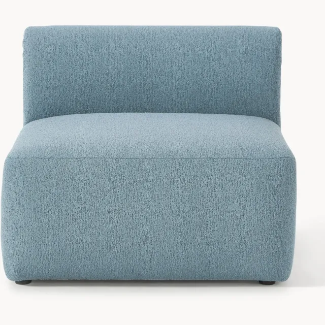Westwing Collection Bouclé middelste module Sofia Blauw