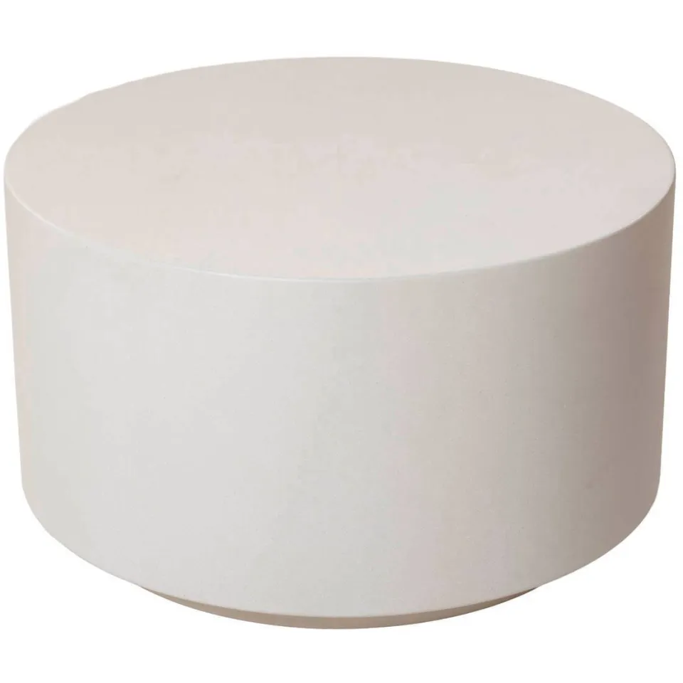 Giga Meubel Salontafel Bergby - Rond Beige Composiet - 60x60x35cm, foto 2