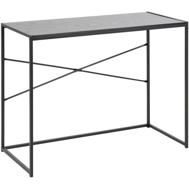 Actona Bureau Bronx MDF Zwart 100cm - Giga Living